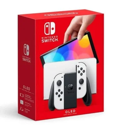 Nintendo Switch OLED Console - White Joy-Con